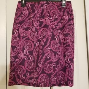 Merona Skirt Plum Color Size 4